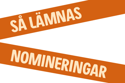 så lämnas nomineringar