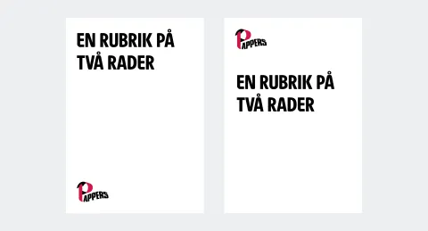 Placering av rubrik