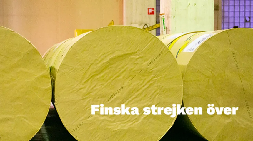 Finska strejken över