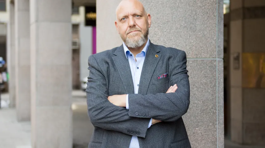 Förbundsordförande Pontus Georgsson