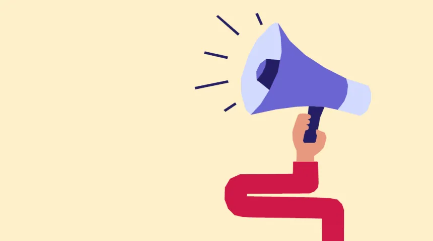 Illustration megafon