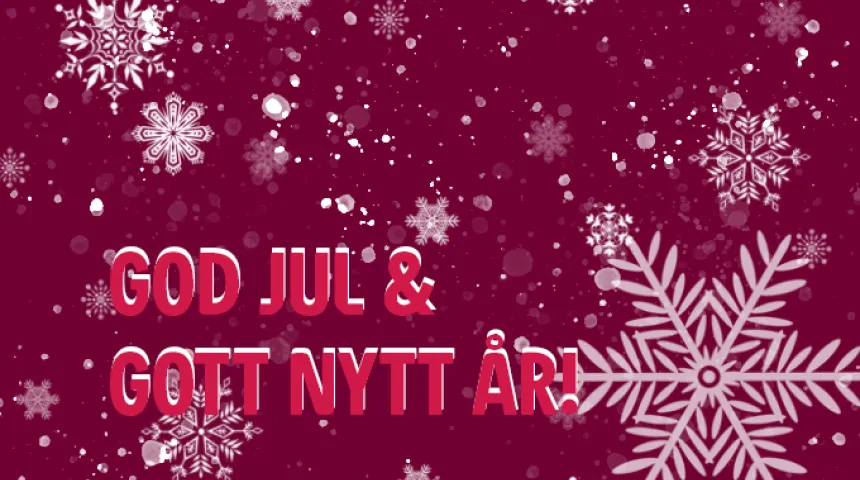 God jul och gott nytt år