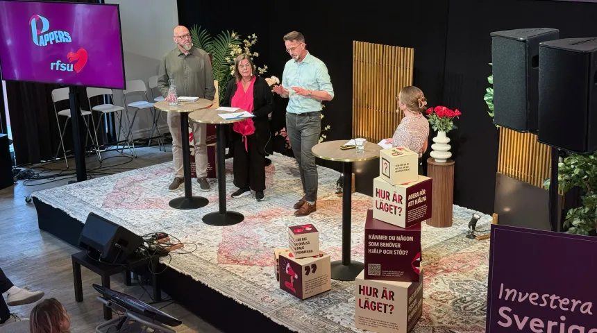 Scenbild från Almedalen 