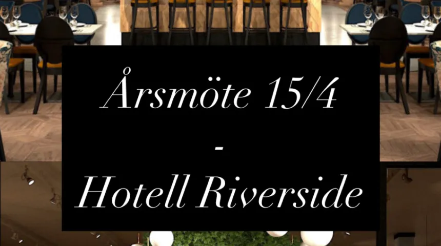 Årsmöte Hotell Riverside