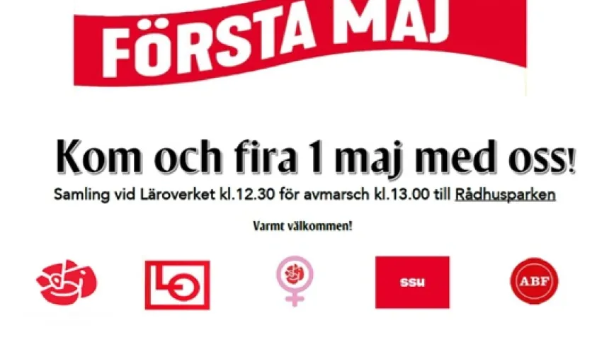Första maj 2026 kortad