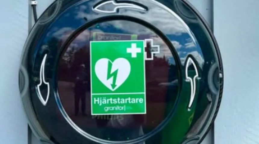 Bild på hjärtstartare